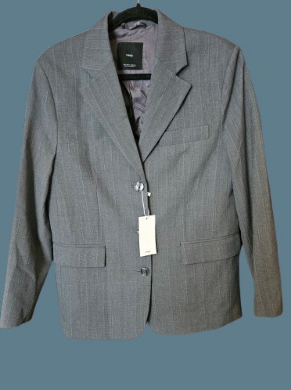 *NWT Mango 3 Button Pinstripe Blazer